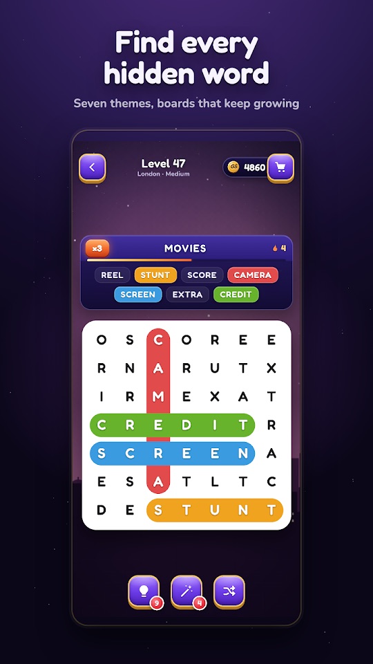 Word Hunt: World Tour screenshot 2